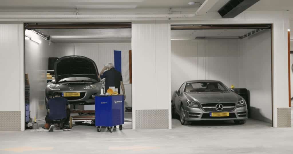 Garagebox als opslagruimte voor de entertainment industrie XLBox