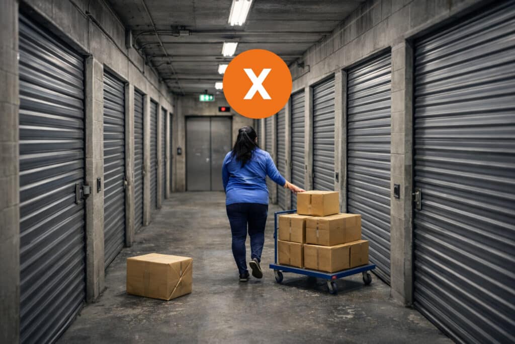 Self-storage laden en lossen