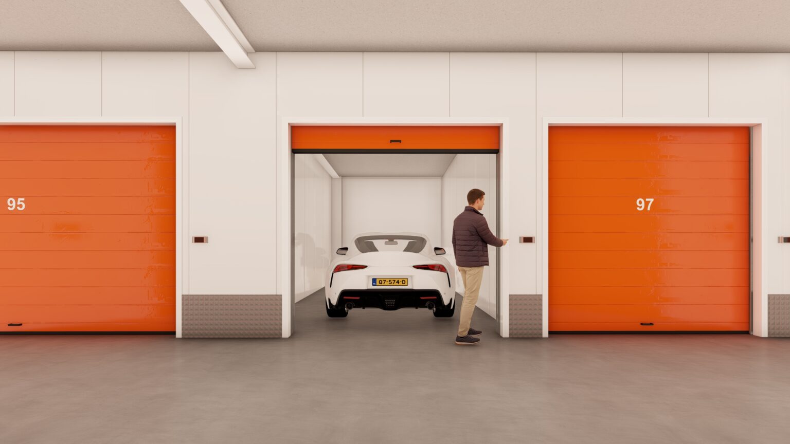 Garagebox voor autostalling