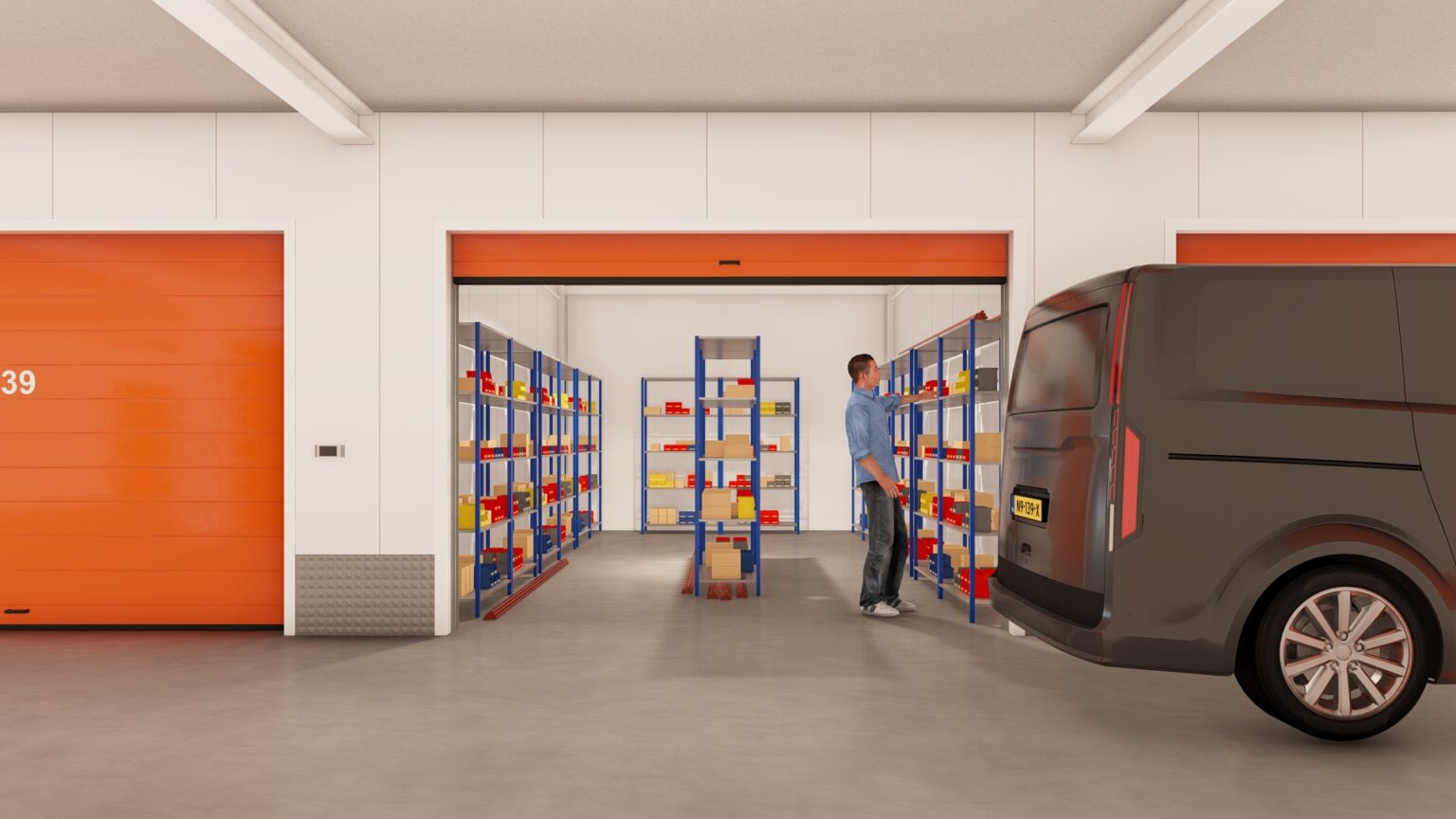 Opslag voor monteurs