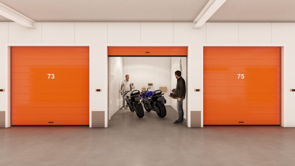 garagebox voor motorstalling
